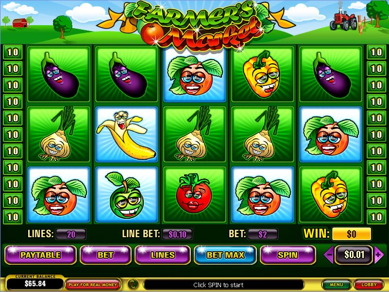 farmers market slot payout